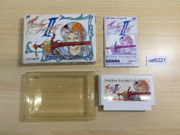 UE6221 Final Fantasy 2 BOXED NES Famicom Japan