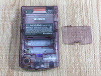 LG2578 Plz Read Item Condi GameBoy Color Clear Purple Game Boy Console Japan
