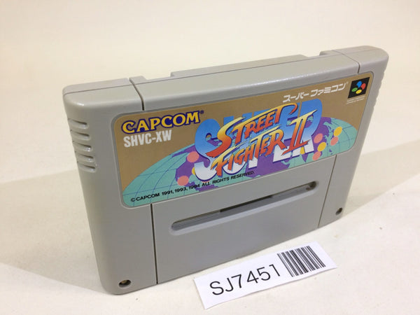 SJ7451 Super Street Fighter II 2 SNES Super Famicom Japan