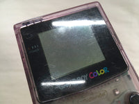 LG2578 Plz Read Item Condi GameBoy Color Clear Purple Game Boy Console Japan