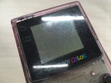 LG2578 Plz Read Item Condi GameBoy Color Clear Purple Game Boy Console Japan