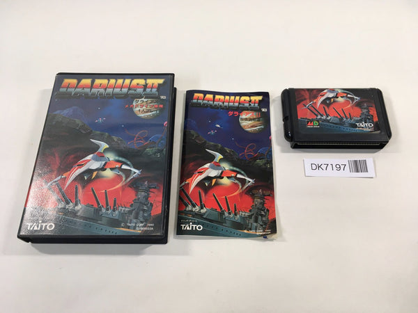 DK7197 Darius II BOXED Mega Drive Genesis Japan
