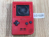 LG1026 Not Working - GameBoy Pocket Red Game Boy Console Japan