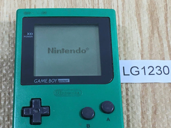 LG1230 With Defects - GameBoy Pocket Green Game Boy Console Japan