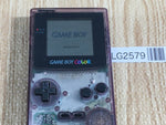 LG2579 Plz Read Item Condi GameBoy Color Clear Purple Game Boy Console Japan