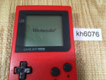 KH6076 Tested Working - GameBoy Pocket Red Game Boy Console Japan