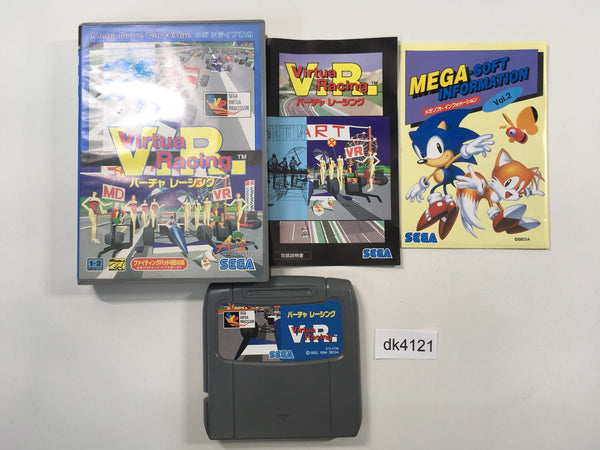 DK4121 Virtua Racing BOXED Mega Drive Genesis Japan