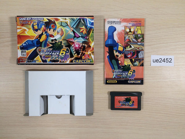 UE2452 Rockman Exe 6 Cybeast Gregar Megaman BOXED GameBoy Advance Japan