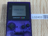 LG2403 Plz Read Item Condi GameBoy Color Midnight Blue Console Japan