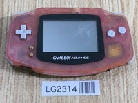 LG2314 Plz Read Item Condi GameBoy Advance Milky Pink Game Boy Console Japan