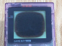 LG1753 With Defects - GameBoy Pocket Clear Purple Console Japan