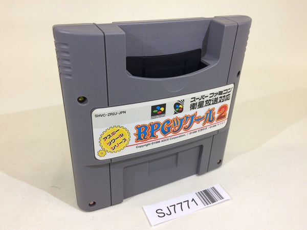 SJ7771 RPG Tsukuru 2 Maker SNES Super Famicom Japan