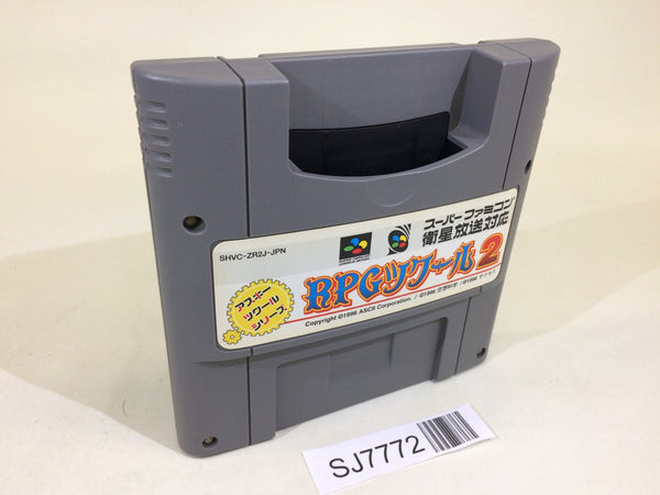 SJ7772 RPG Tsukuru 2 Maker SNES Super Famicom Japan