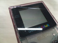 LG2579 Plz Read Item Condi GameBoy Color Clear Purple Game Boy Console Japan