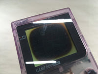 LG1753 With Defects - GameBoy Pocket Clear Purple Console Japan