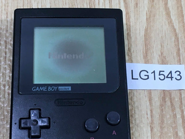 LG1543 With Defects - GameBoy Pocket Black Game Boy Console Japan