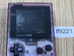 LF9221 With Defects - GameBoy Pocket Clear Purple Console Japan