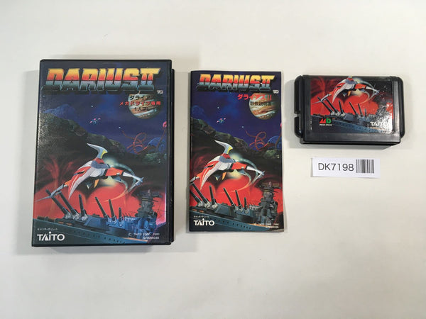 DK7198 Darius II BOXED Mega Drive Genesis Japan