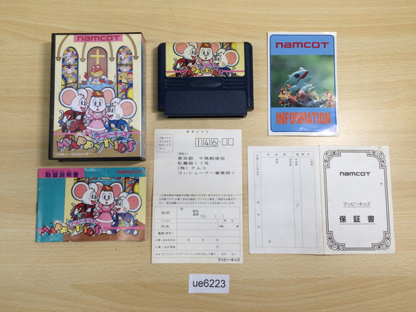 UE6223 Mappy Kids BOXED NES Famicom Japan