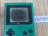 LG1121 With Defects - GameBoy Pocket Green Game Boy Console Japan