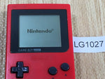 LG1027 Tested Working - GameBoy Pocket Red Game Boy Console Japan