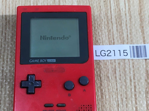 LG2115 Tested Working - GameBoy Pocket Red Game Boy Console Japan