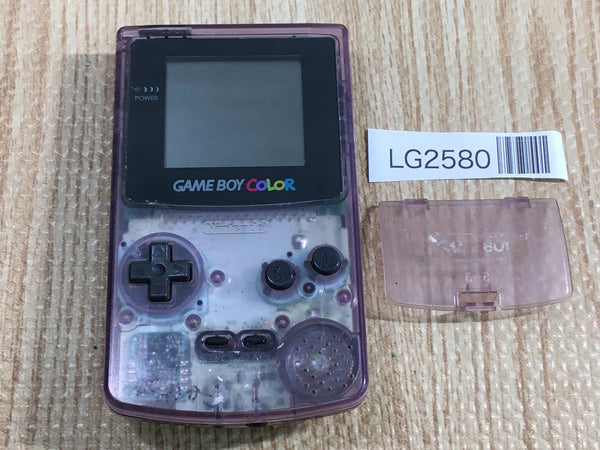 LG2580 Not Working GameBoy Color Clear Purple Game Boy Console Japan
