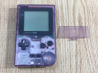 LG1754 Tested Working - GameBoy Pocket Clear Purple Game Boy Console Japan