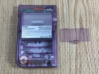 LG1754 Tested Working - GameBoy Pocket Clear Purple Game Boy Console Japan