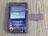 LG1754 Tested Working - GameBoy Pocket Clear Purple Game Boy Console Japan