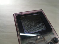 LF9221 With Defects - GameBoy Pocket Clear Purple Console Japan