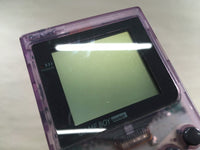 LG1754 Tested Working - GameBoy Pocket Clear Purple Game Boy Console Japan