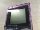 LG1754 Tested Working - GameBoy Pocket Clear Purple Game Boy Console Japan