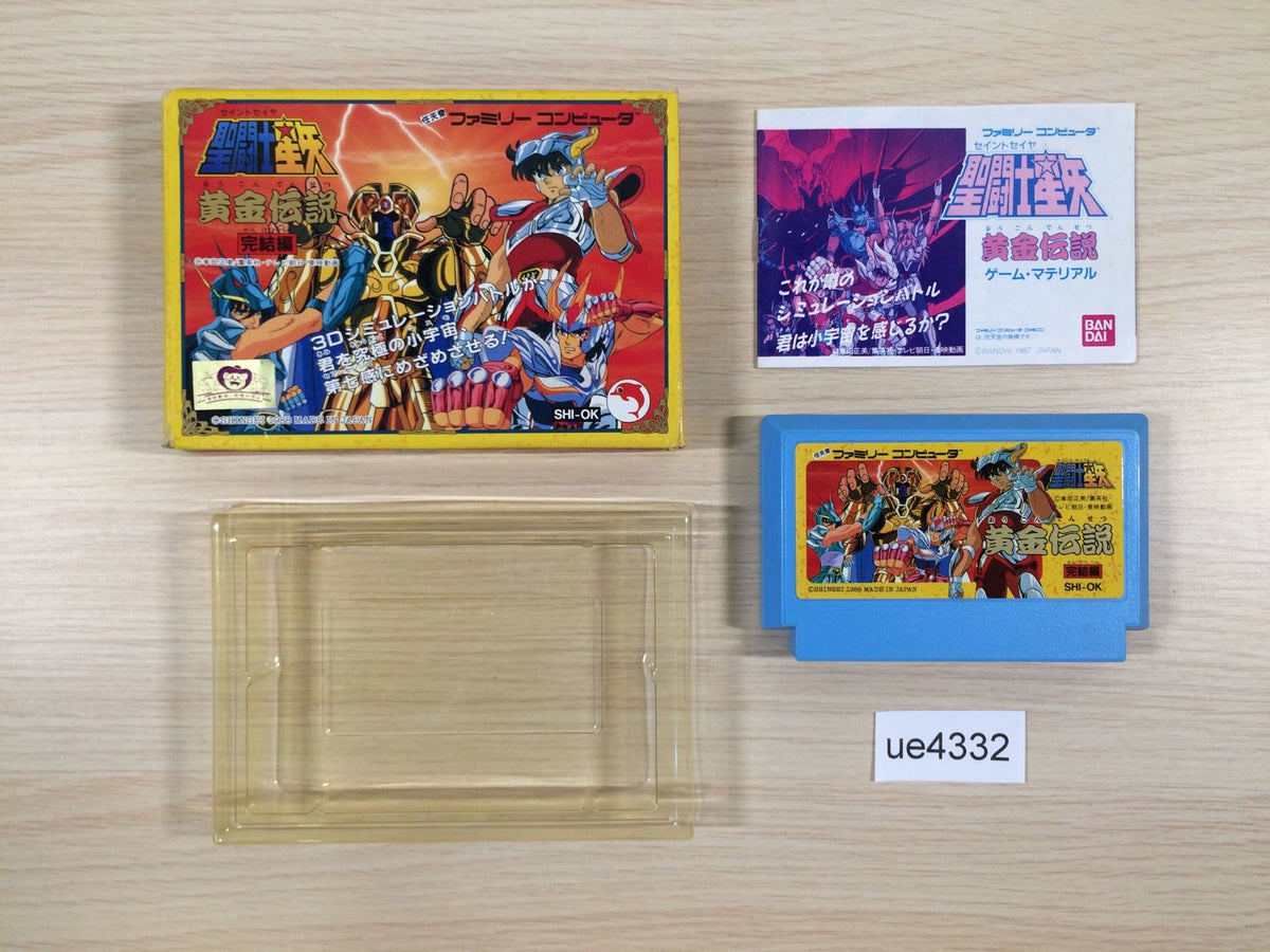 UE4332 Saint Seiya Ougon Densetsu Kanketsu Hen BOXED NES