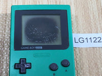 LG1122 With Defects - GameBoy Pocket Green Game Boy Console Japan