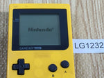 LG1232 Tested Working - GameBoy Pocket Yellow Game Boy Console Japan