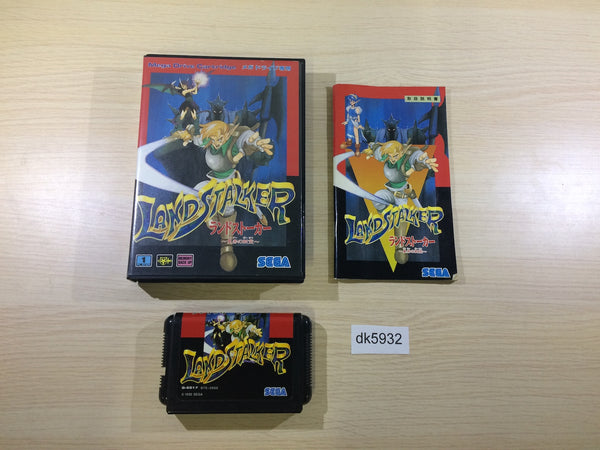 DK5932 Landstalker Koutei no Zaihou BOXED Mega Drive Genesis Japan