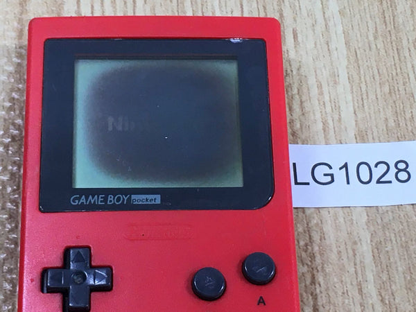 LG1028 With Defects - GameBoy Pocket Red Game Boy Console Japan