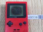 LG2116 With Defects - GameBoy Pocket Red Game Boy Console Japan