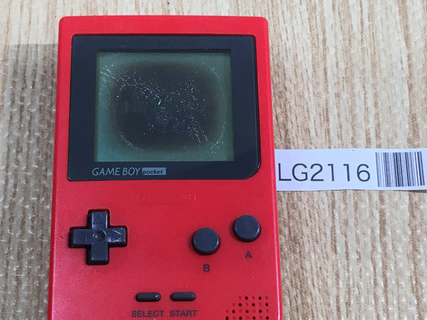 LG2116 With Defects - GameBoy Pocket Red Game Boy Console Japan