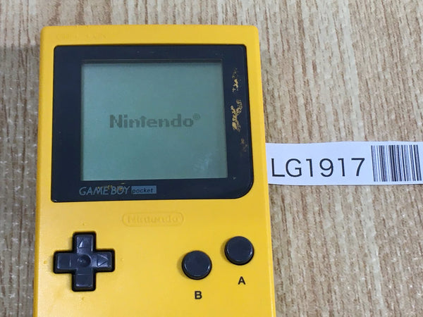 LG1917 With Defects - GameBoy Pocket Yellow Game Boy Console Japan