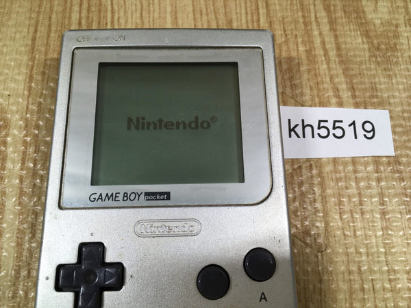 KH5519 Tested Working - GameBoy Pocket Silver Game Boy Console Japan