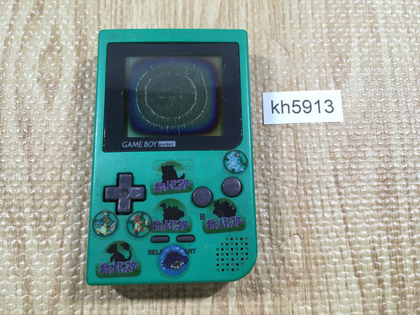 KH5913 Not Working - GameBoy Pocket Green Game Boy Console Japan
