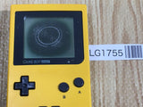 LG1755 With Defects - GameBoy Pocket Yellow Game Boy Console Japan