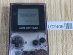 LG2405 Plz Read Item Condi GameBoy Color Clear Purple Game Boy Console Japan