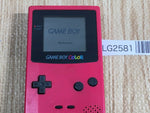 LG2581 GameBoy Color Red Game Boy Console Japan
