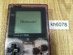 KH6078 Tested Working - GameBoy Pocket Clear Purple Game Boy Console Japan