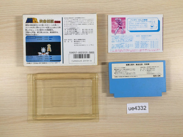 UE4332 Saint Seiya Ougon Densetsu Kanketsu Hen BOXED NES Famicom