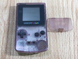 LG2405 Plz Read Item Condi GameBoy Color Clear Purple Game Boy Console Japan