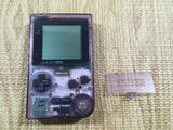 KH6078 Tested Working - GameBoy Pocket Clear Purple Game Boy Console Japan